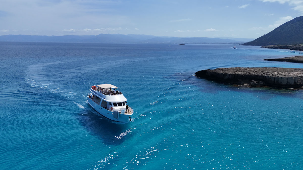 August on the Akamas Coast | Latchi Queen Blue Lagoon Cruises
